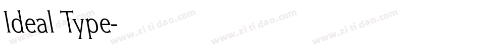 Ideal Type字体转换